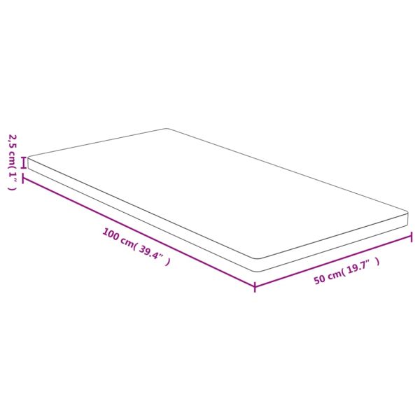 Плот за маса 50x100x2,5 см бамбук