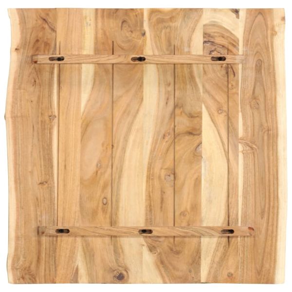 Плот за маса, акациево дърво масив, 58x(50-60)x2,5 cм
