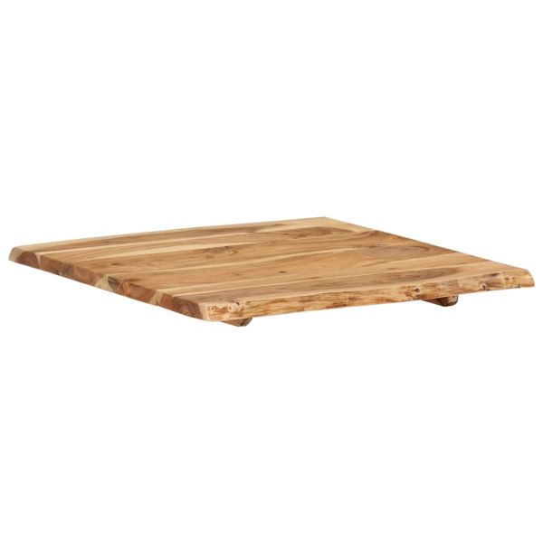 Плот за маса, акациево дърво масив, 58x(50-60)x2,5 cм