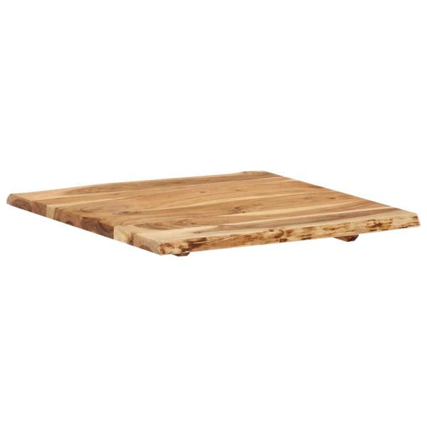 Плот за маса, акациево дърво масив, 58x(50-60)x2,5 cм
