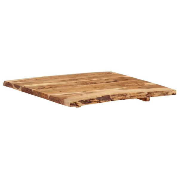 Плот за маса, акациево дърво масив, 58x(50-60)x2,5 cм