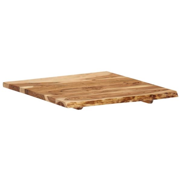 Плот за маса, акациево дърво масив, 58x(50-60)x2,5 cм