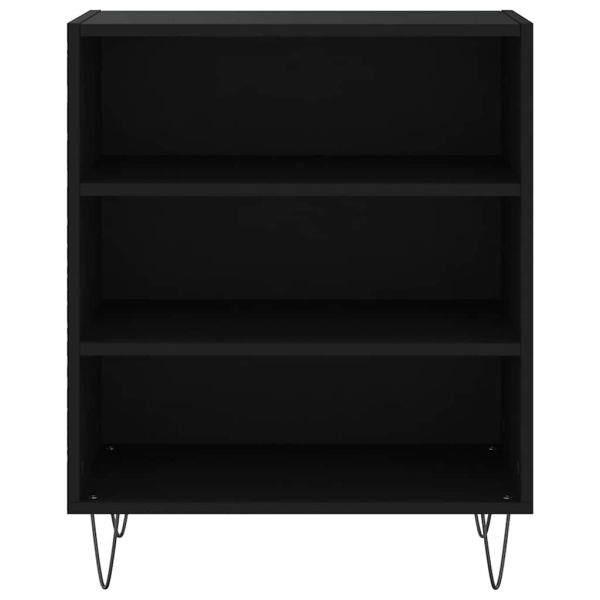 Бюфет черен 57x35x70 см инженерно дърво