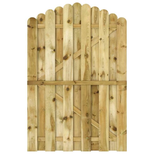 Градинска порта, импрегниран бор, 100x150 см