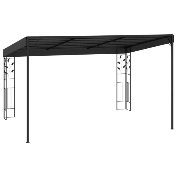 Шатра за стенен монтаж, 4x3x2,5 м, антрацит