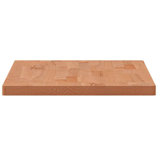 Плот за маса 80x40x2,5 см правоъгълен масивен бук