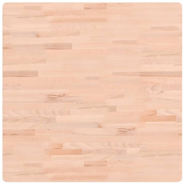 Плот за маса 80x80x1,5 см квадратен масивен бук