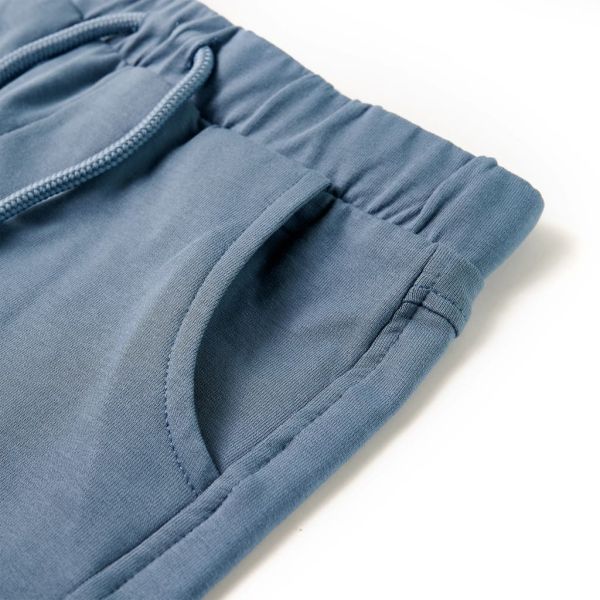 Детски шорти с шнур, тъмносини, 92