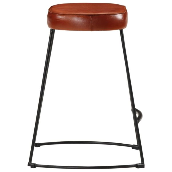 Бар табуретки 2 бр тъмнокафяви 40x29,5x53 см