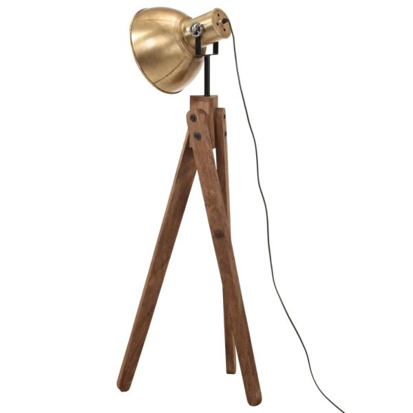 Подова лампа, 25 W, античен месинг, 45x45x120 см, E27