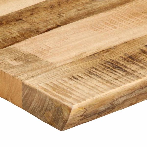 Плот за маса, жив ръб, 100x40x2,5 см, масивно дърво грубо манго