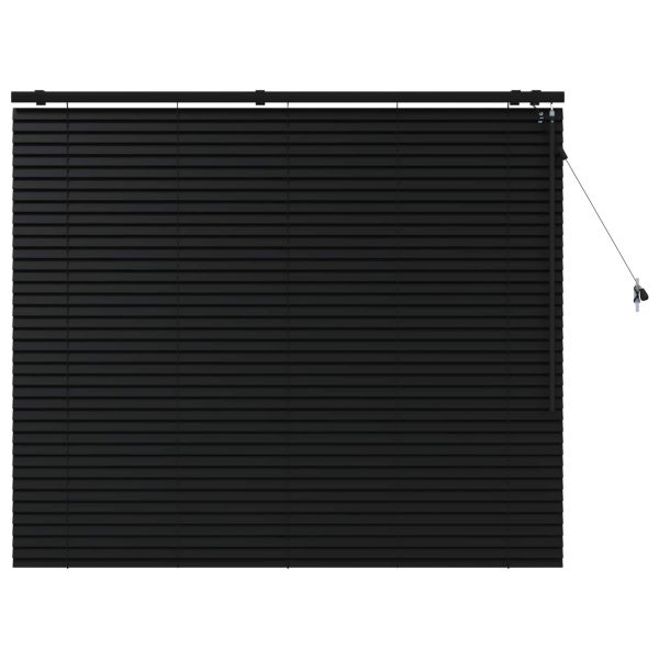 Венецианска щора Черно 140 x 130 см 35 mm