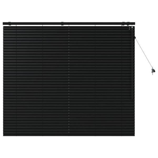 Венецианска щора Черно 160 x 130 см 35 mm