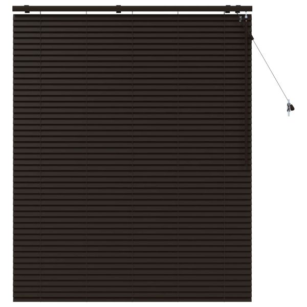 Венецианска щора Тъмен кафяв 130 x 160 см 35 mm