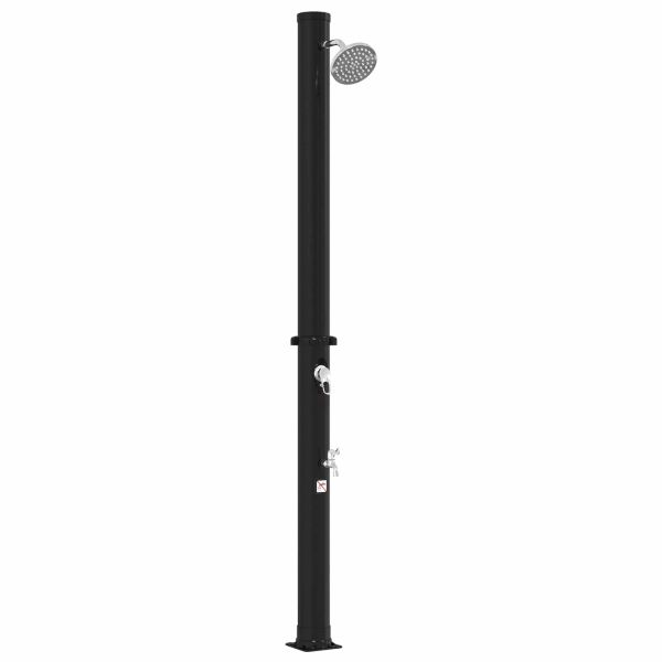 Соларен душ с душ-глава и кран 20 l PVC, ABS, Цинкова сплав
