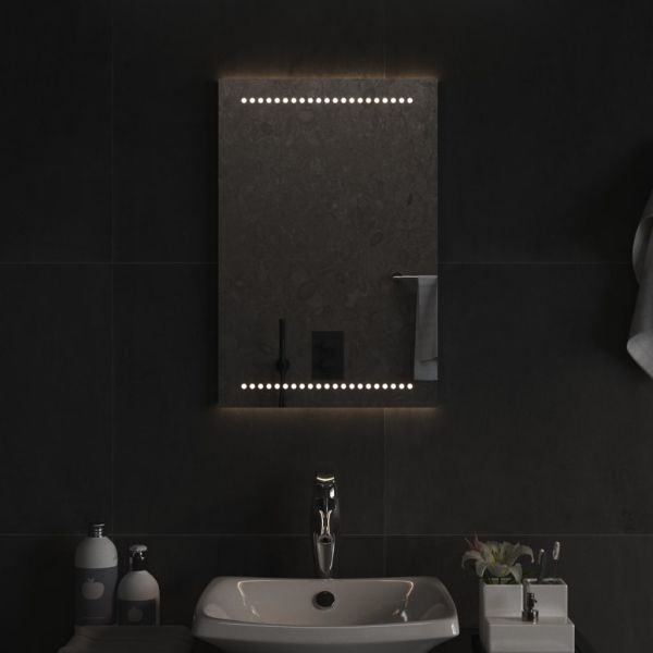 LED огледало за баня, 40x60 см