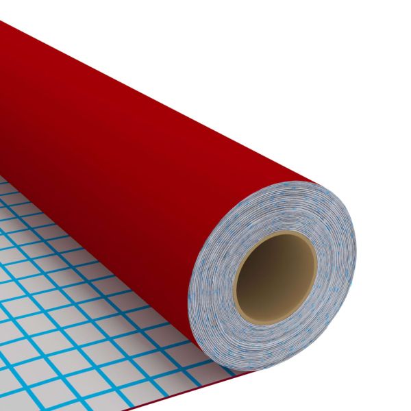 Самозалепващо фолио за мебели, червено, 500х90 см, PVC