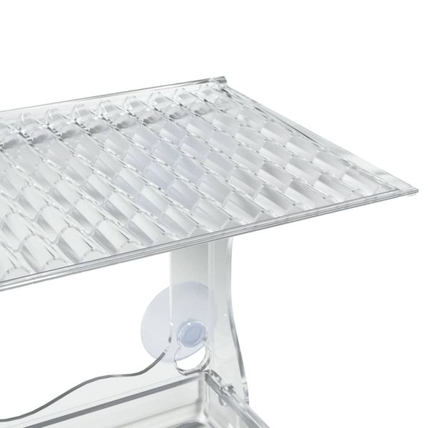 Хранилки за птици за прозорец, 2 бр, акрил, 30x12x15 см