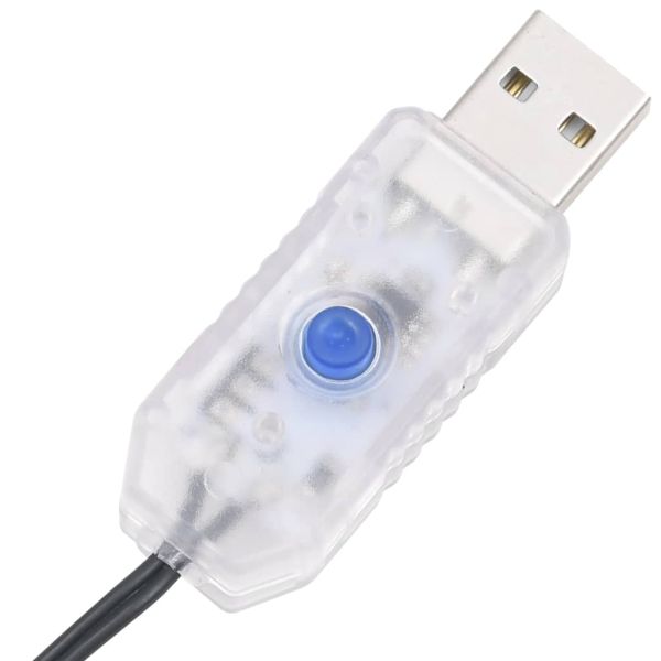 Компактен LED стринг с 400 LED пастелен многоцветен 13 м PVC