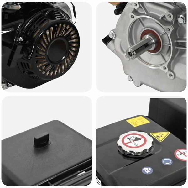 Бензинов двигател 15 HP 11 kW черен