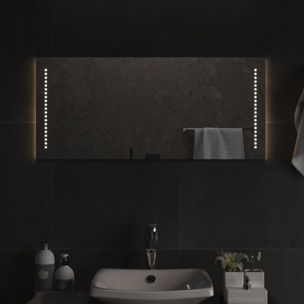 LED огледало за баня, 40x90 см
