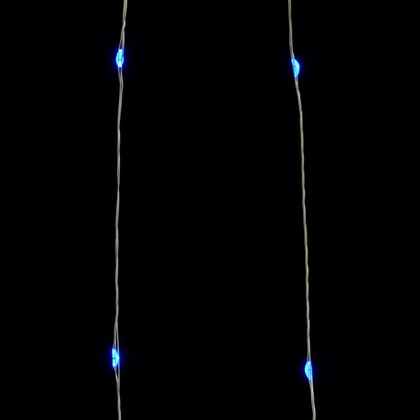 LED микро стринг лампички 40 м 400 LED сини 8 функции