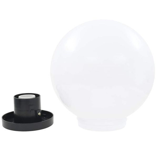 Градински сфери за LED лампи, 4 бр, 25 см, PMMA
