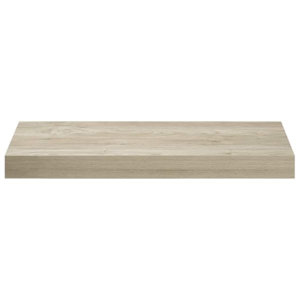 Окачен стенен рафт, дъб, 50x23,5x3,8 см, МДФ