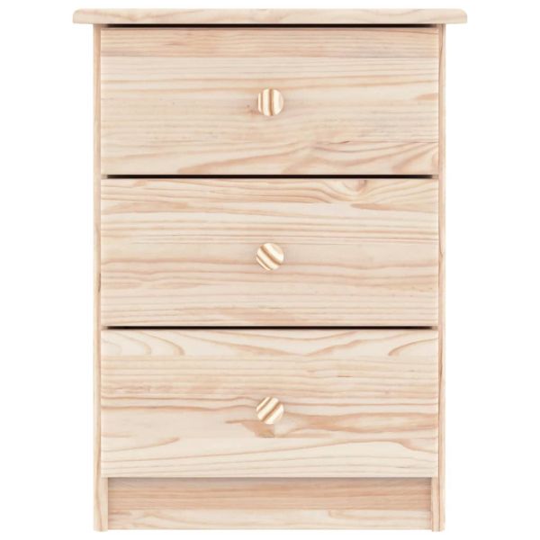 Нощно шкафче ALTA 41x35x55,5 см бор масив