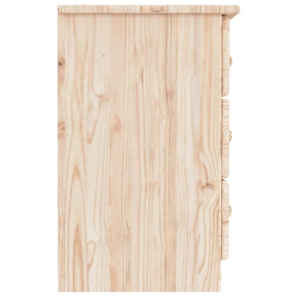 Нощно шкафче ALTA 41x35x55,5 см бор масив