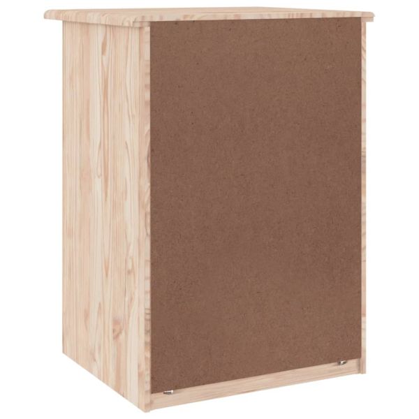 Нощно шкафче ALTA 41x35x55,5 см бор масив