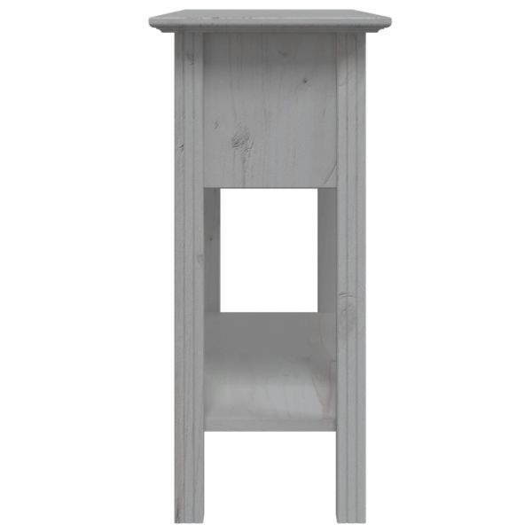 Конзолна маса BODO сива 91x35x74 см бор масив