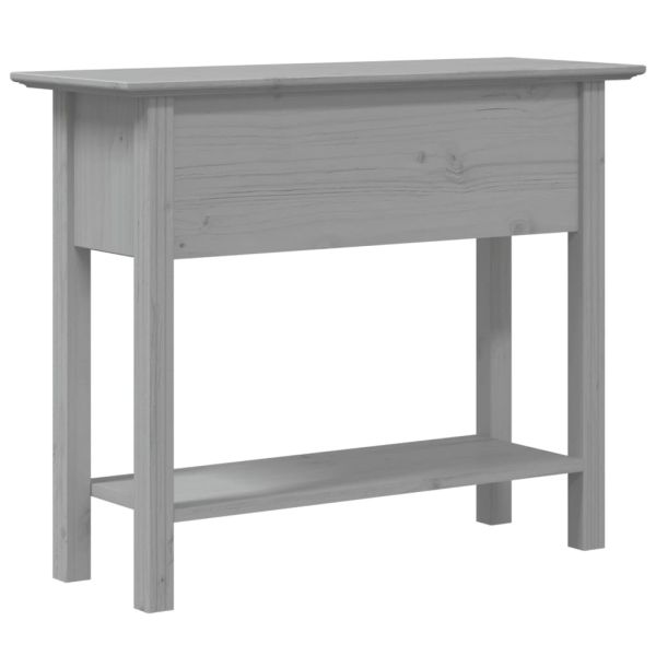 Конзолна маса BODO сива 91x35x74 см бор масив