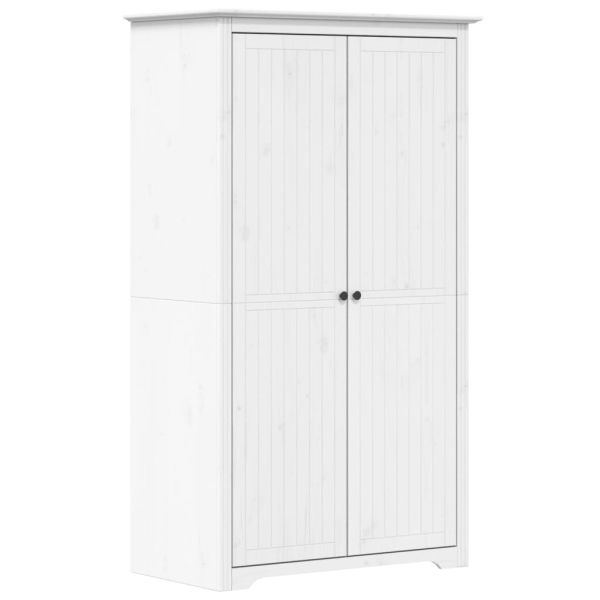 Гардероб BODO, бял, 99x53,5x173 см, бор масив