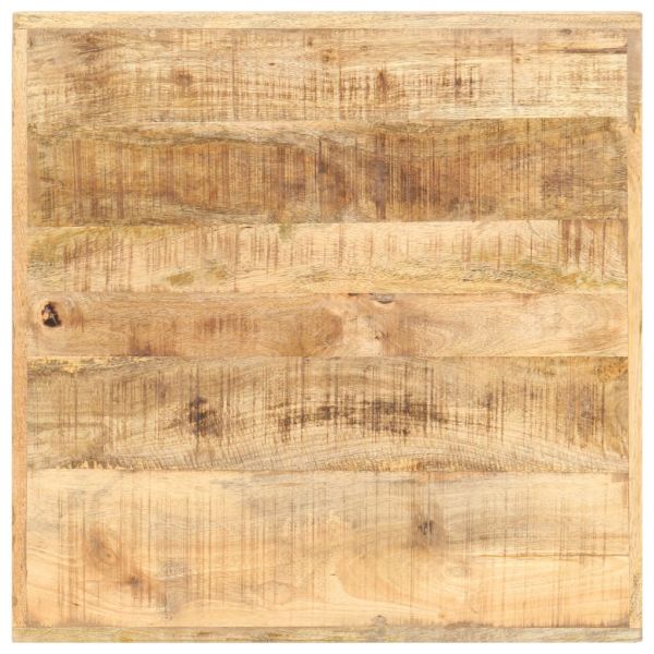 Бар маса, 60x60x107 cм, груба мангова дървесина