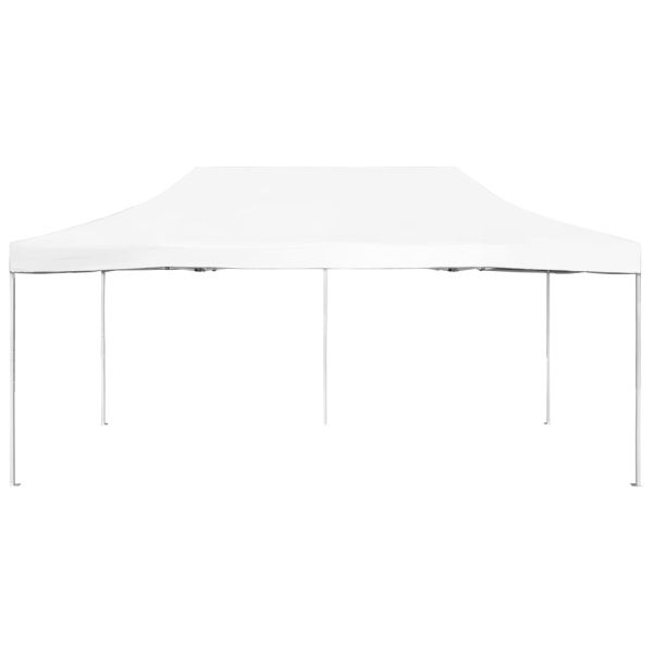 Професионална сгъваема шатра, алуминий, 6х3 м, бяла