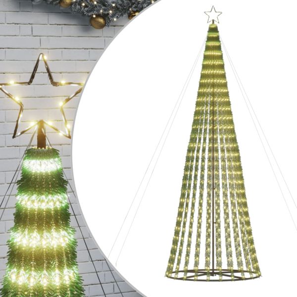 LED коледна елха 688 LED топло бяло 300 см