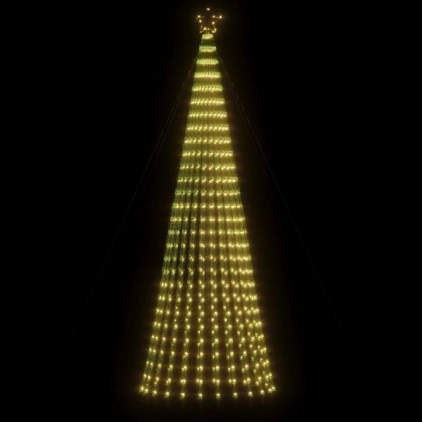 LED коледна елха 688 LED топло бяло 300 см
