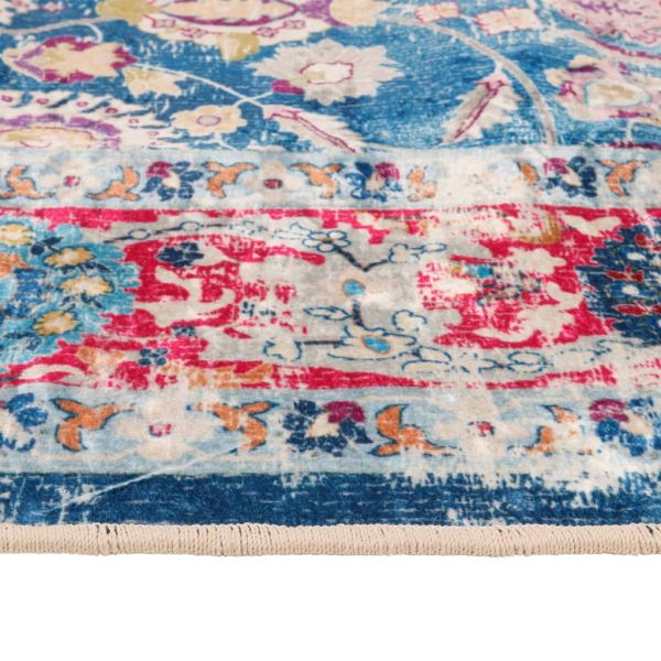 Перящ се килим многоцветен 80x300 см