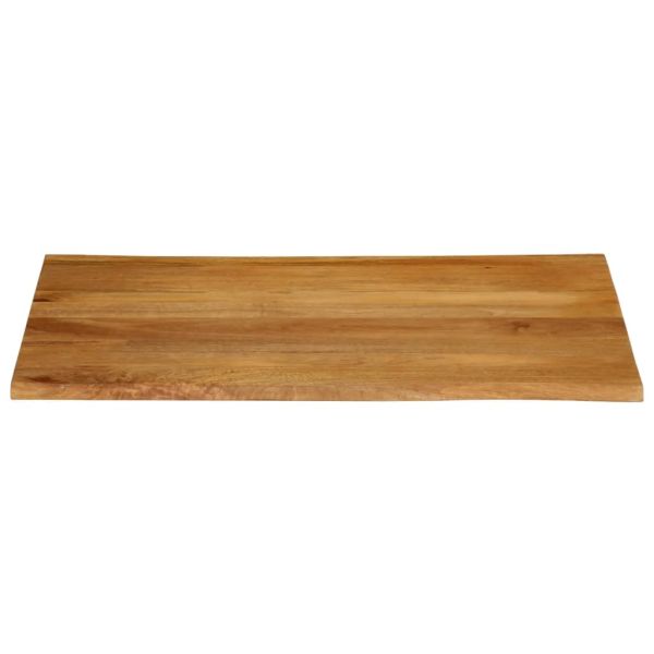 Плот за маса, 90x80x2,5 см, жив ръб, масивно дърво манго