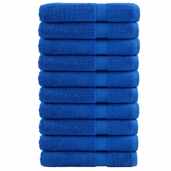 Премиум кърпи SOLUND 10 бр сини 100x200 см 600 gsm