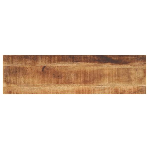 Плот за маса 100x20x2,5см правоъгълен масивно дърво грубо манго
