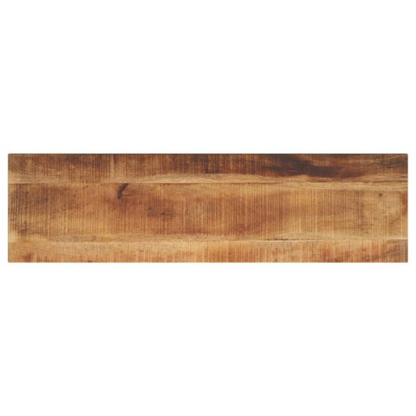 Плот за маса 100x40x2,5см правоъгълен масивно дърво грубо манго