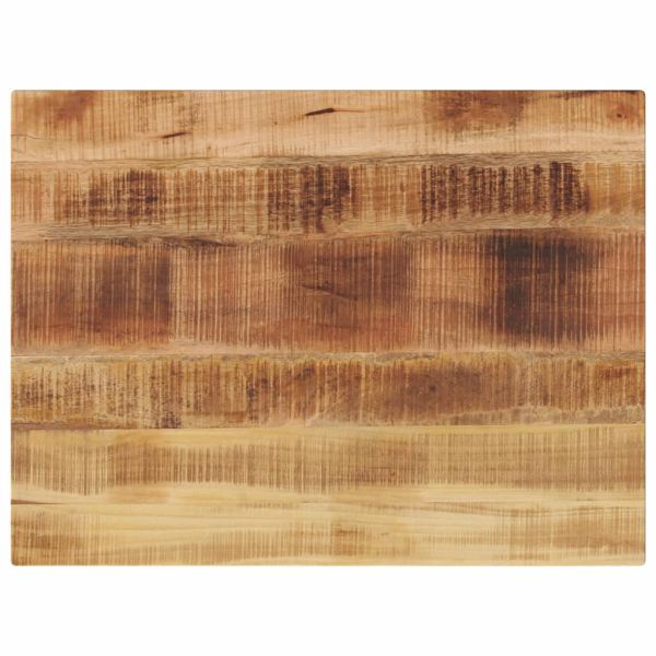 Плот за маса 80x70x1,5 см правоъгълен масивно дърво грубо манго