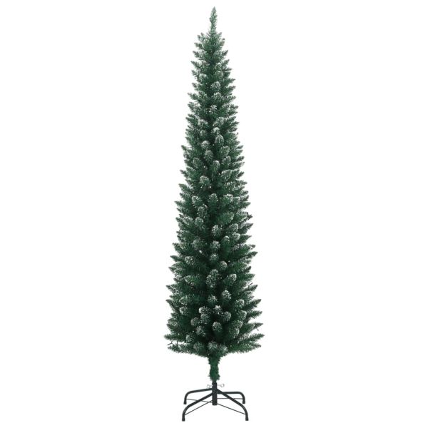 Изкуствена тънка коледна елха, 150 LED, 150 см