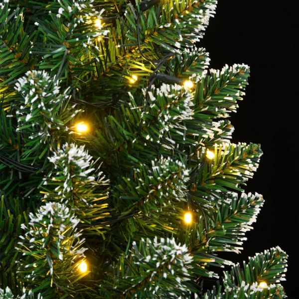 Изкуствена тънка коледна елха, 150 LED, 150 см