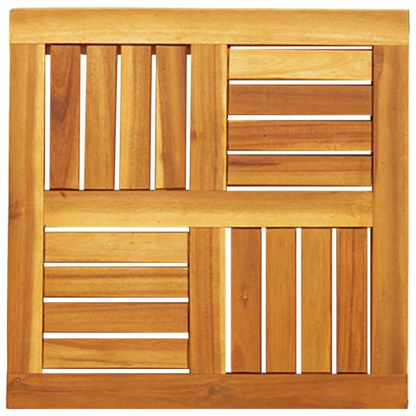 Плот за маса, 50x50x2 см, квадратен, акациево дърво масив