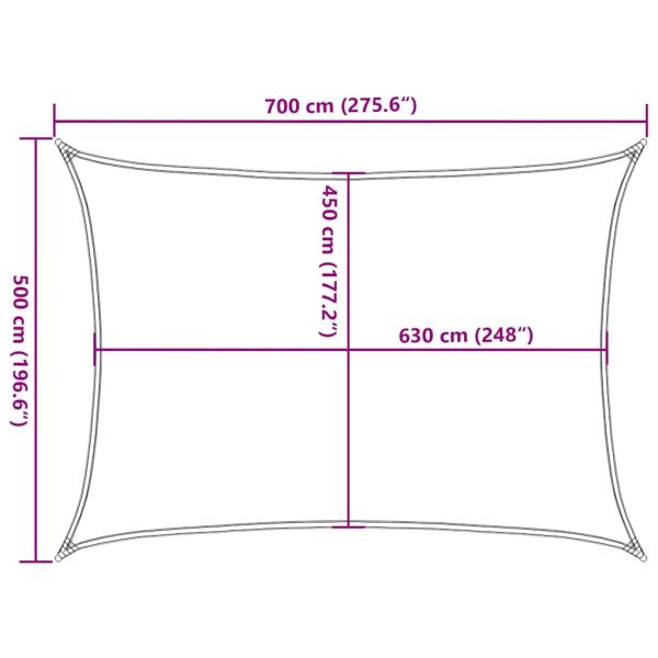 Платно-сенник, 160 г/м², червено, 5x7 м, HDPE