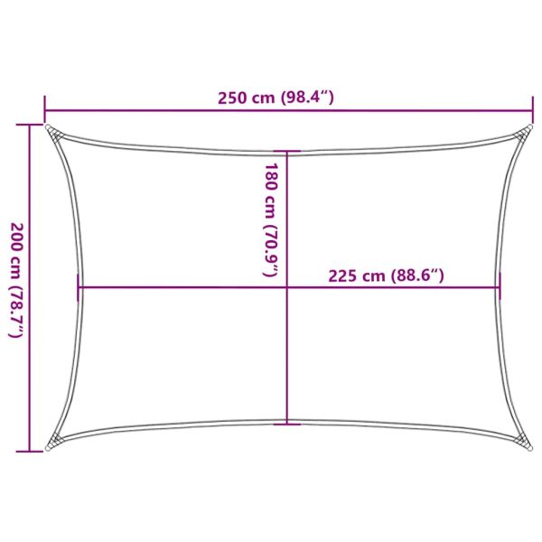 Платно-сенник, 160 г/м², червено, 2x2,5 м, HDPE