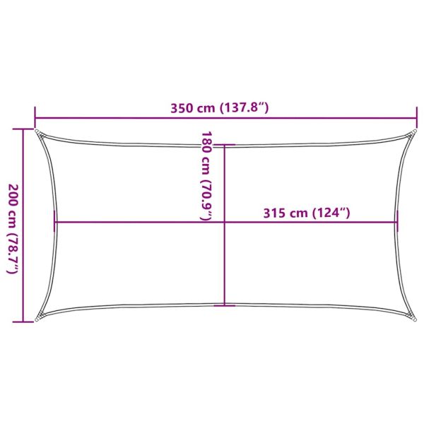 Платно-сенник, 160 г/м², червено, 2x3,5 м, HDPE
